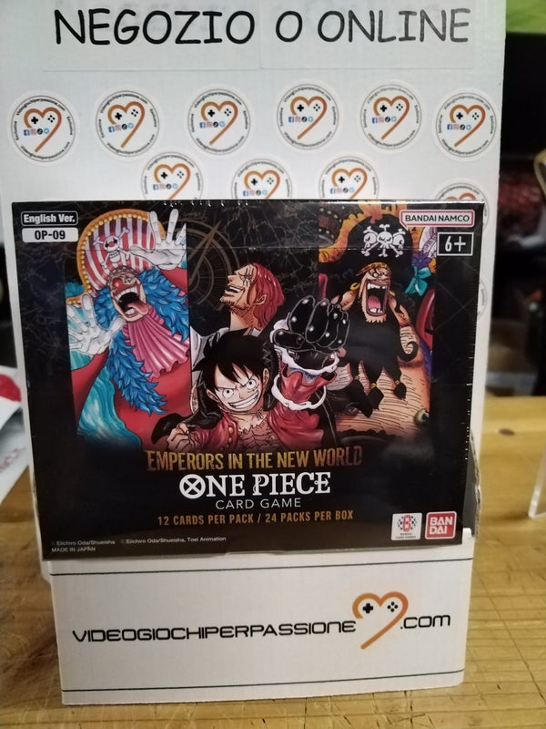 One Piece OP-09  Box da 24 Buste di carte in lingua Inglese (9686175318352)