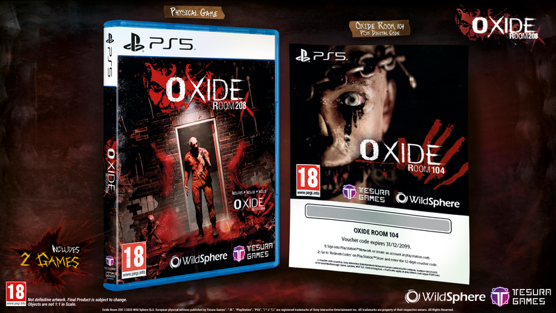 OXIDE Room 208 + OXIDE Room 104  Playstation 5 Edizione Europea [Pre-order] (10156167823696) (10156175950160)