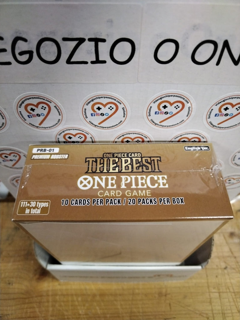 One Piece Card Game The Best PRB-01 Booster Box 20 Buste ENGLISH VER. (9686214082896)