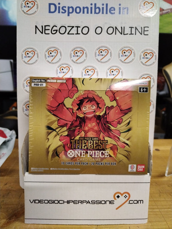 One Piece Card Game The Best PRB-01 Booster Box 20 Buste ENGLISH VER. (9686214082896)