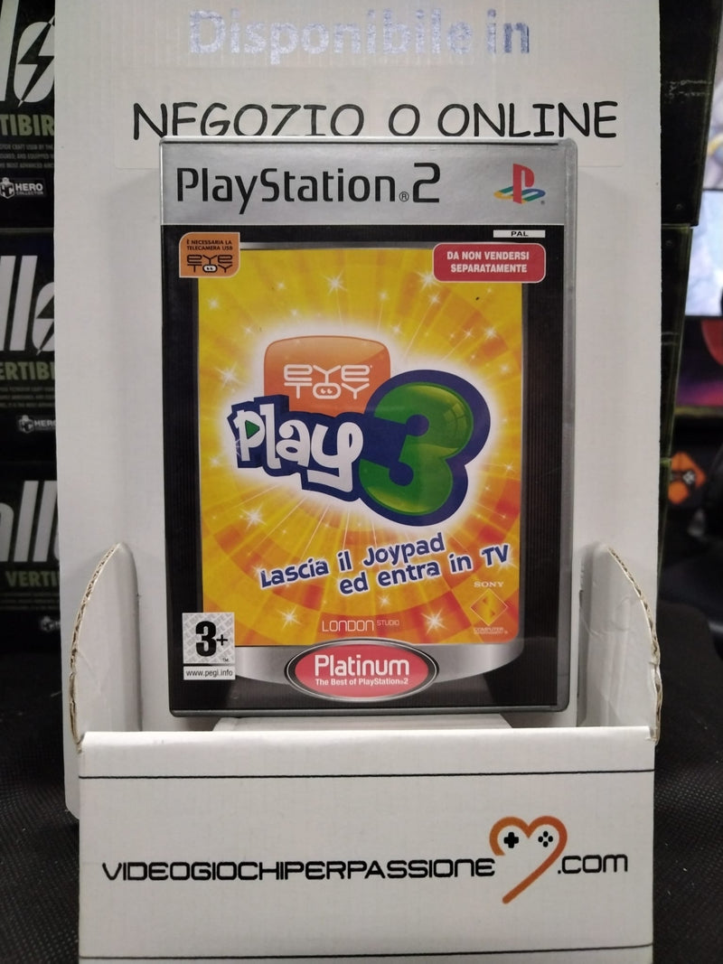 EYE TOY: PLAY 3 PS2 (usato garantito) (6634840719414)