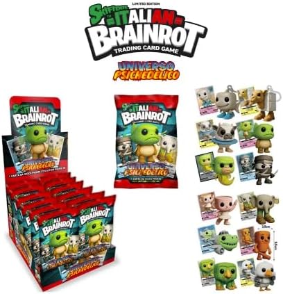 Skifidol Italian Brainrot - Bustina a Sorpresa con Portachiave  + 1 Carta da Gioco (10167412949328)