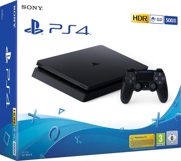 CONSOLE  PLAYSTATION 4 500GB F CHASSIS SLIM BLACK + FORTNITE VCH (2019) EU (4507167195190)