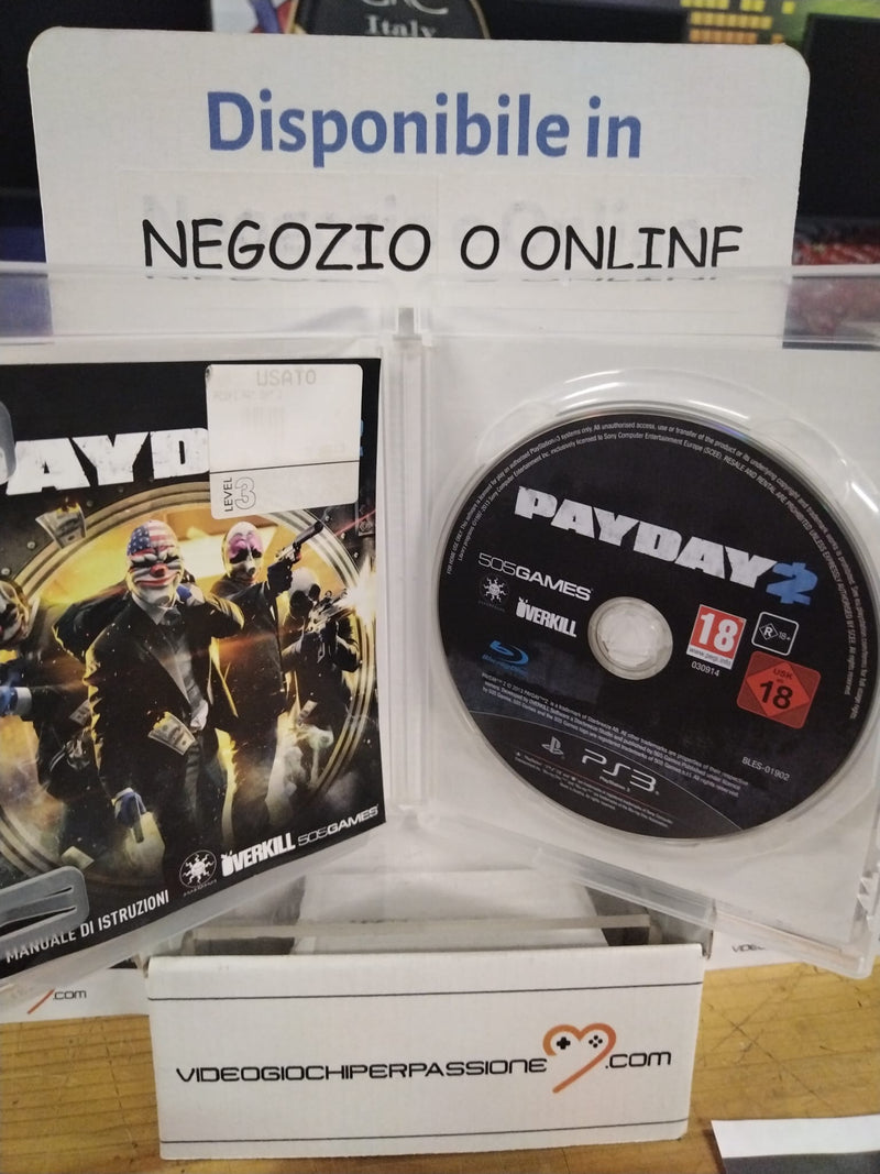 PAYDAY 2 PS3 (usato garantito)(versione ita.) (9541862654288)