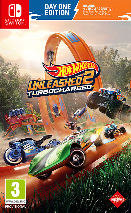 Hot Wheels Unleashed 2 Day One Edition Nintendo Switch [PREORDINE] (8592449175888)