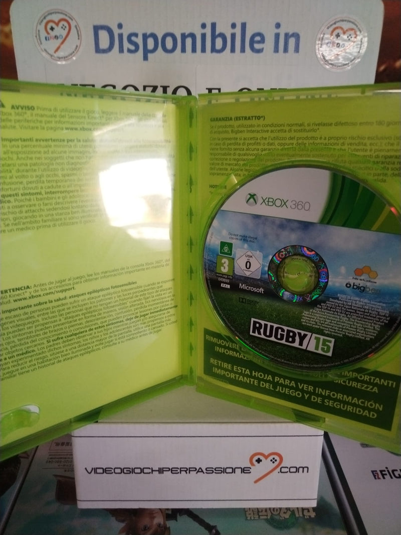 Rugby World Cup 2015 Xbox 360 (usato garantito)(versione ita. spa.) (10135089709392)