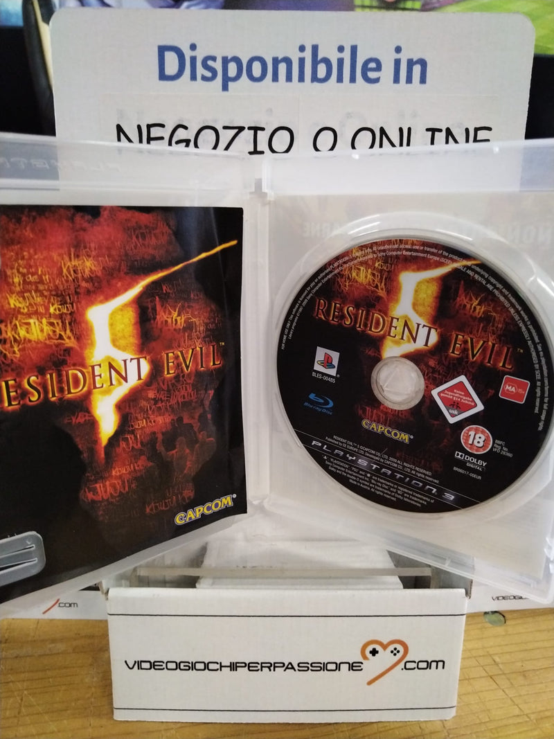 RESIDENT EVIL 5 PS3 (usato garantito)(versione ita.) (9543313719632)