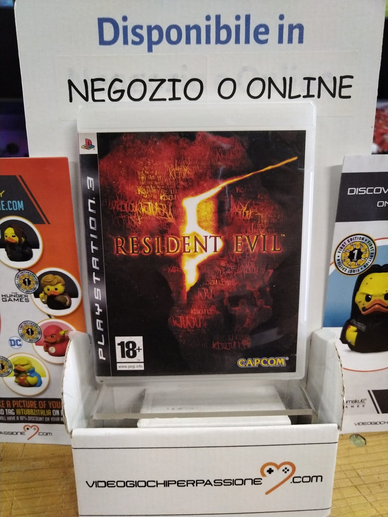 RESIDENT EVIL 5 PS3 (usato garantito)(versione ita.) (9543313719632)