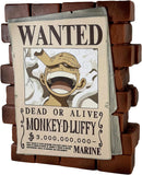 One Piece : Poster Wanted Luffy-Plastoy - Salvadanaio (10092147835216)