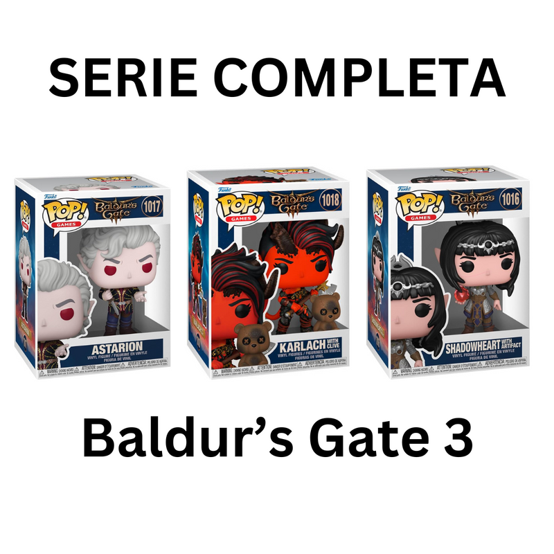 Funko POP! Baldur's Gate 3 - Astarion, Karlach With Clive, Shadowheart With Artifact (9697376403792)