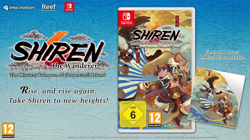 shiren the wanderer :the mystery dungeon of serpentcoil island NINTENDO SWITCH (9537608581456)