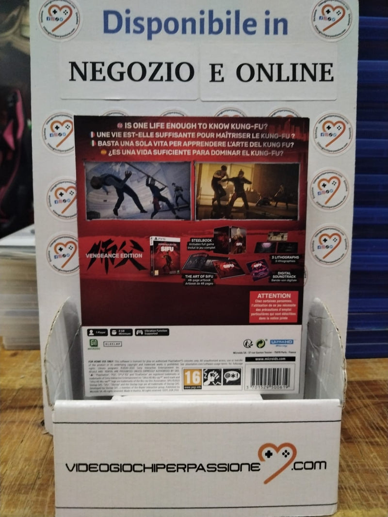 SIFU Vengeance Edition - Steelbook - PS5 (usato garantito) (10162785747280)