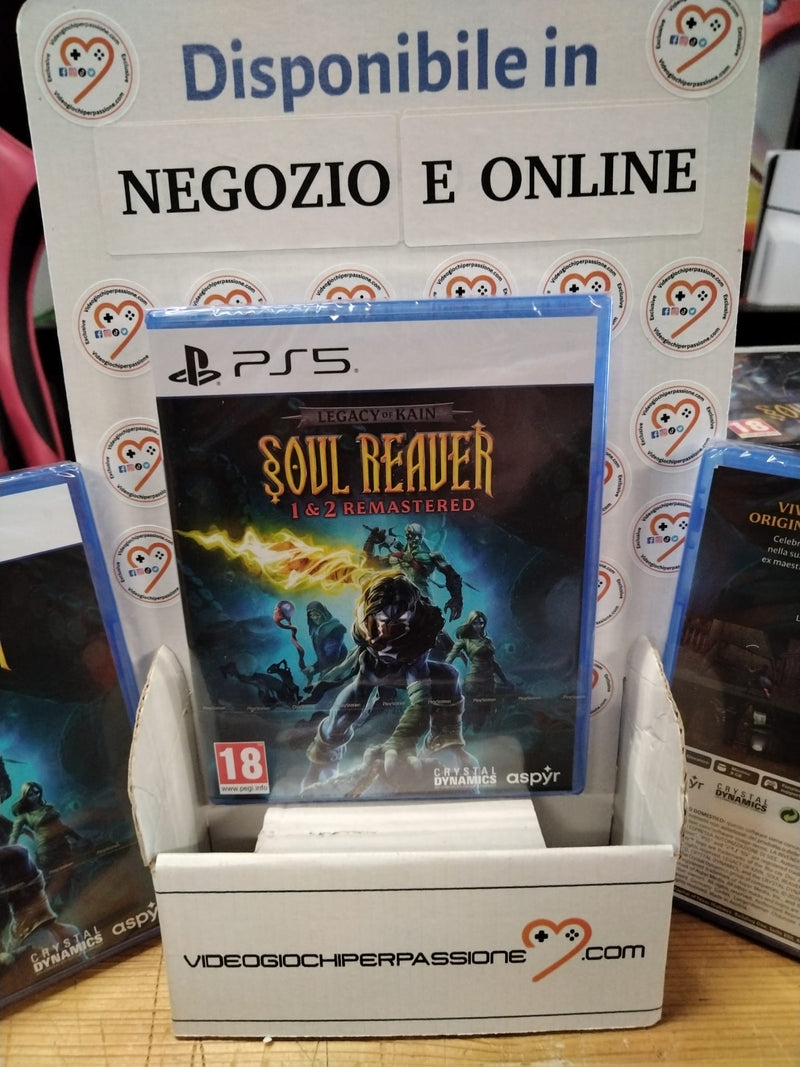 Legacy of Kain Soul Reaver 1 e 2 Remastered Playstation 5 Edizione Europea [Pre-Order] (9761994604880)