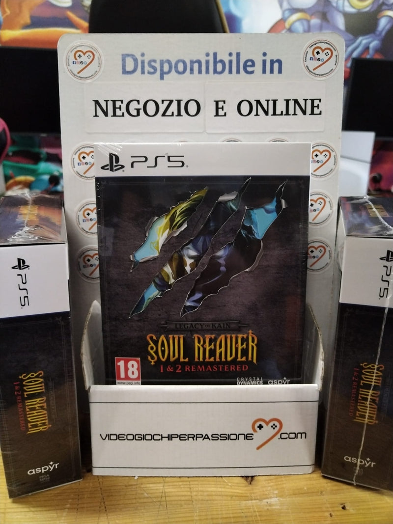 Legacy of Kain Soul Reaver 1 e 2 Remastered Playstation 5 Deluxe Edition Edizione Europea [Pre-Order] (9763665674576)