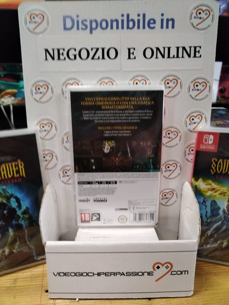 Legacy of Kain Soul Reaver 1 e 2 Remastered Nintendo Switch Edizione Europea [Pre-Order] (9761990574416)