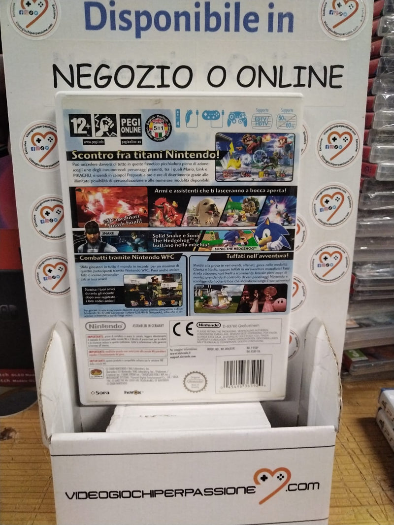 SUPER SMASH BROS. BRAWL  NINTENDO WII (usato)(versione ita.) (8731523449168)