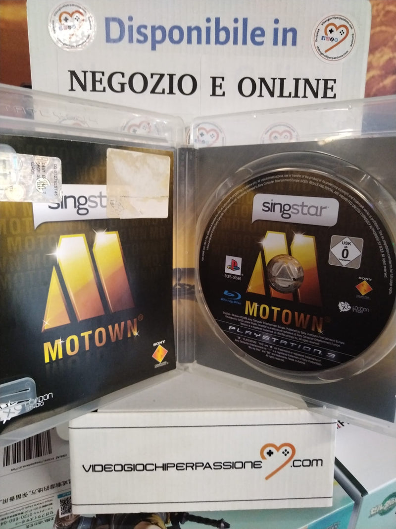 SingStar Motown  PS3 (usato garantito)(versione italiana) (10136905843024)
