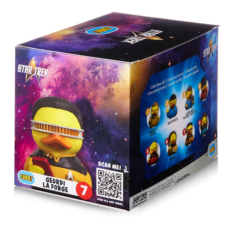 Star Trek Geordi La Forge TUBBZ Cosplaying Duck da collezione (Boxed Edition) [PRE-ORDINE] (8604479783248)