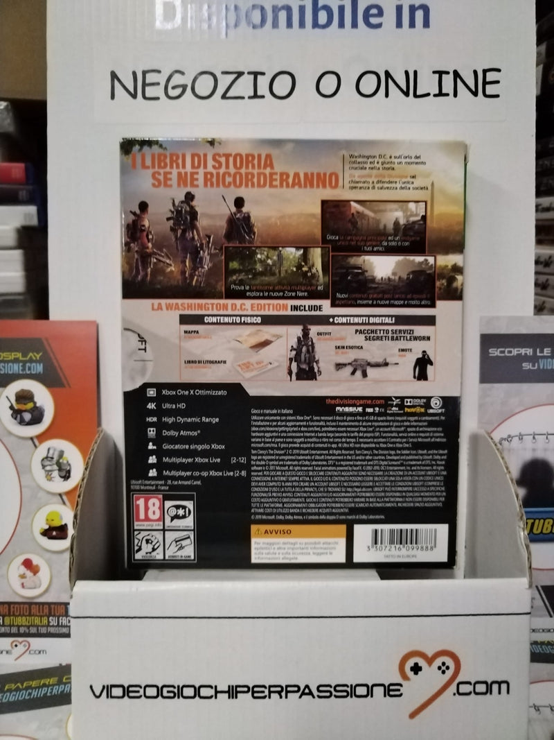 Copia del TOM CLANCY'S THE DIVISION 2 EDITION XBOX ONE (usato garantito) (8587236704592)