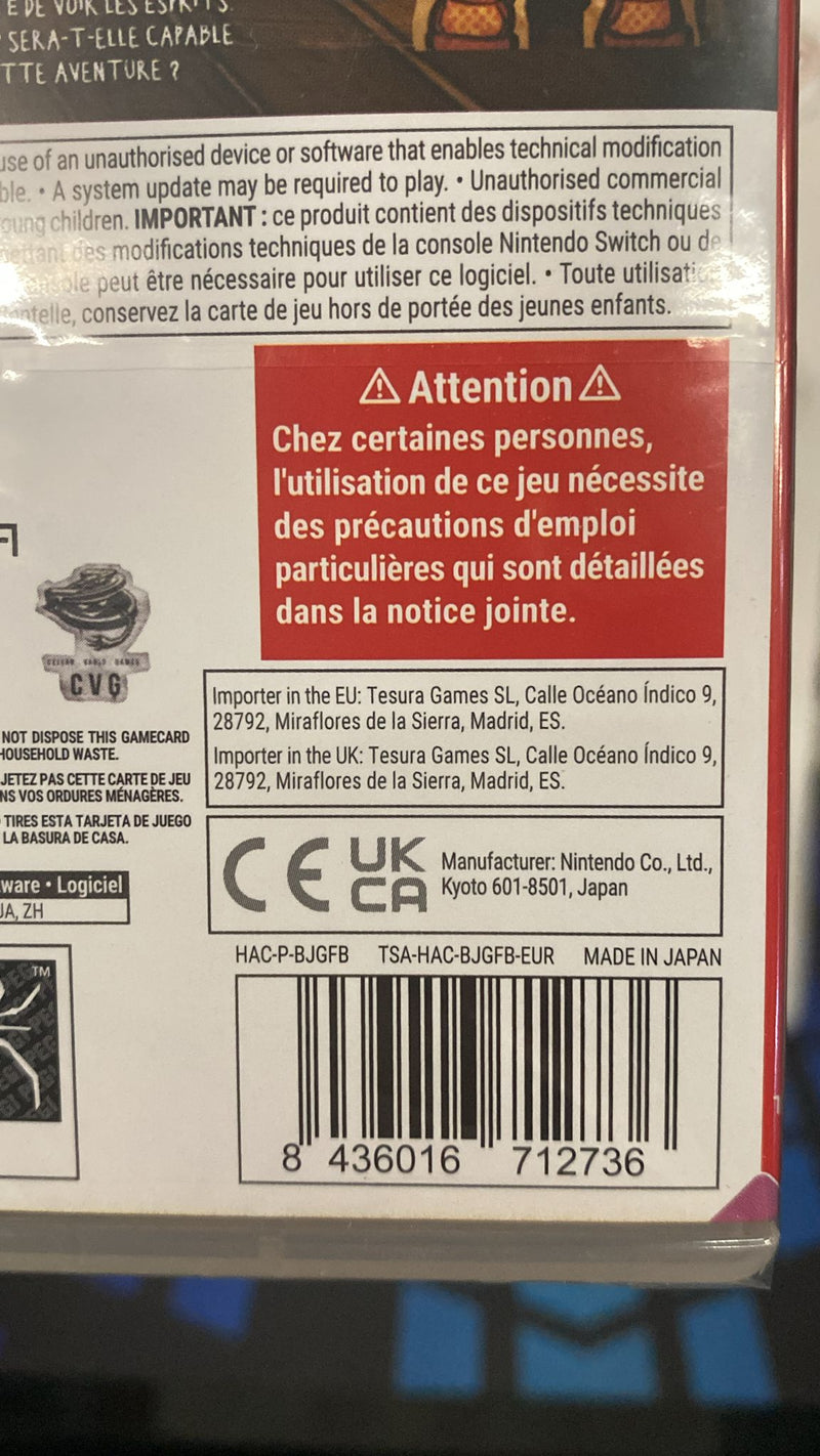 Paper Ghost Stories: Third Eye Open Nintendo Switch Edizione Europea (9798967820624)