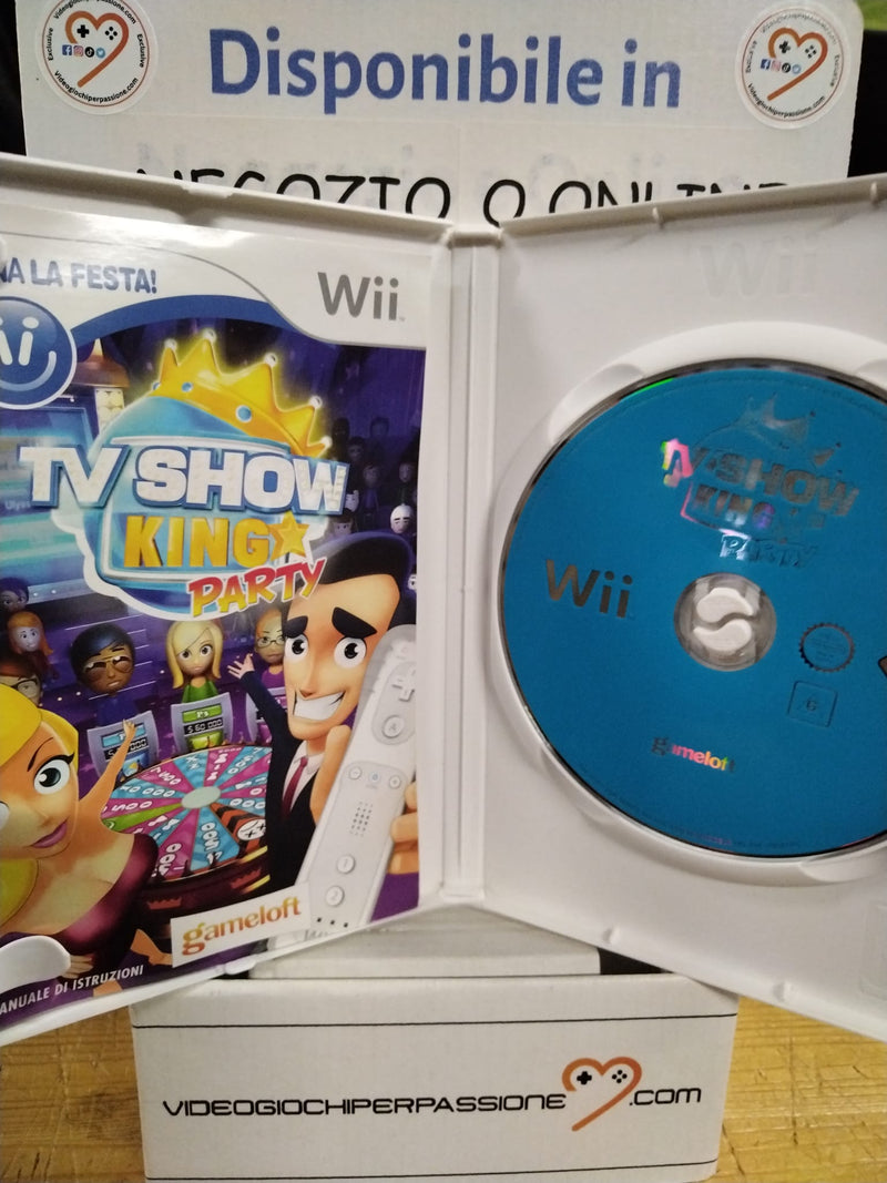 TV SHOW KING PARTY NINTENDO WII (usato garantito)(ver. italiana) (9702550077776)