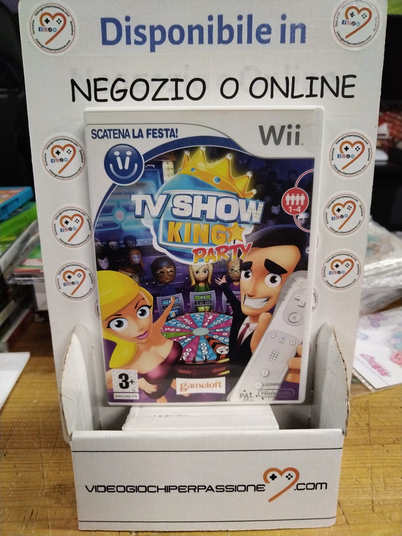 TV SHOW KING PARTY NINTENDO WII (usato garantito)(ver. italiana) (9702550077776)