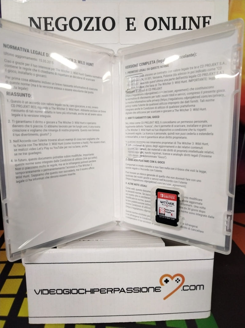 The Witcher 3: Wild Hunt Nintendo Switch (usato garantito)(versione italiana) (10288033988944)