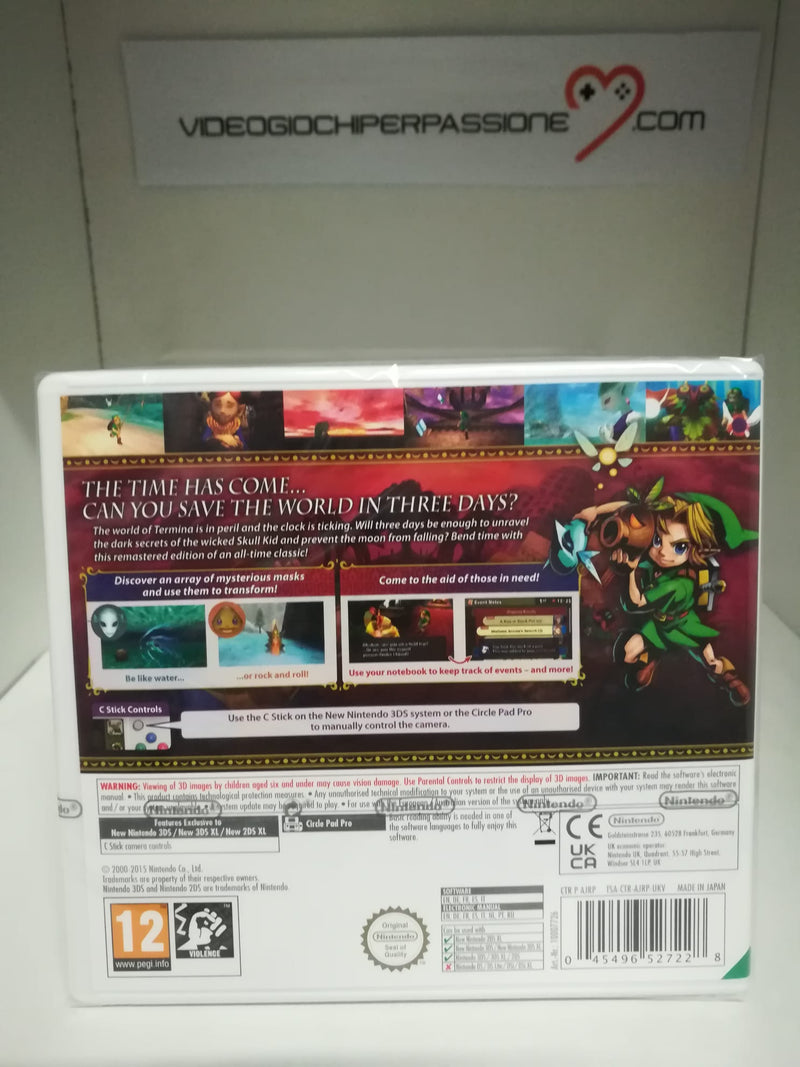THE LEGEND OF ZELDA MAJORA'S MASK 3D NINTENDO 3DS EDIZIONE EUROPEA MULTILINGUA ITALIANO (4574195384374) (8733065806160)