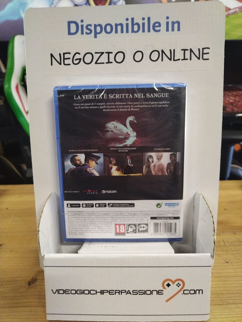 Vampire: The Masquerade - Swansong - PlayStation 5 Edizione ITALIANA (6791678918710)