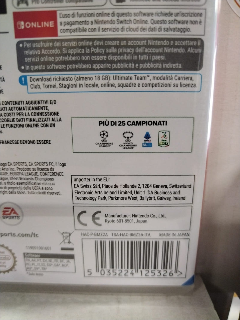 EA SPORTS FC 26 Nintendo Switch Edizione Italiana (10147131490640)