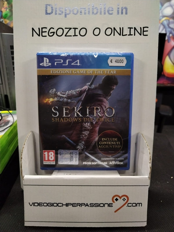 Sekiro Shadows Die Twice Playstation 4  GAME THE YEAR EDITION Edizione Italiana (8747411276112)