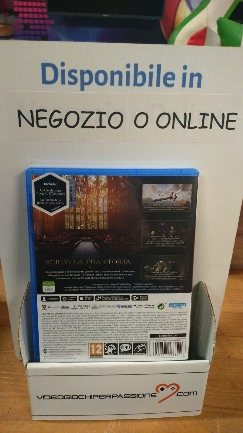 Hogwarts Legacy  Playstation 5   Edizione Italiana [USATO] (8774941475152)