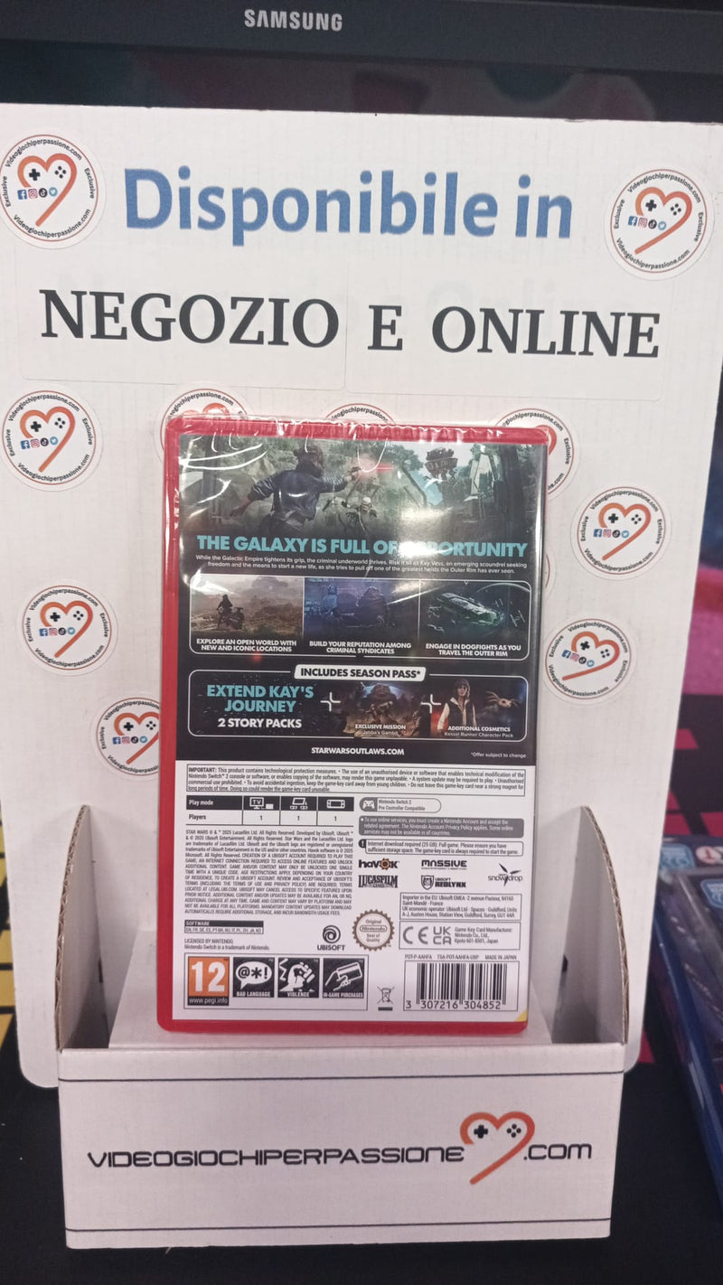 Start Wars Outlaws - Gold Edition Nintendo Switch 2 Edizione Europea (10251632771408)