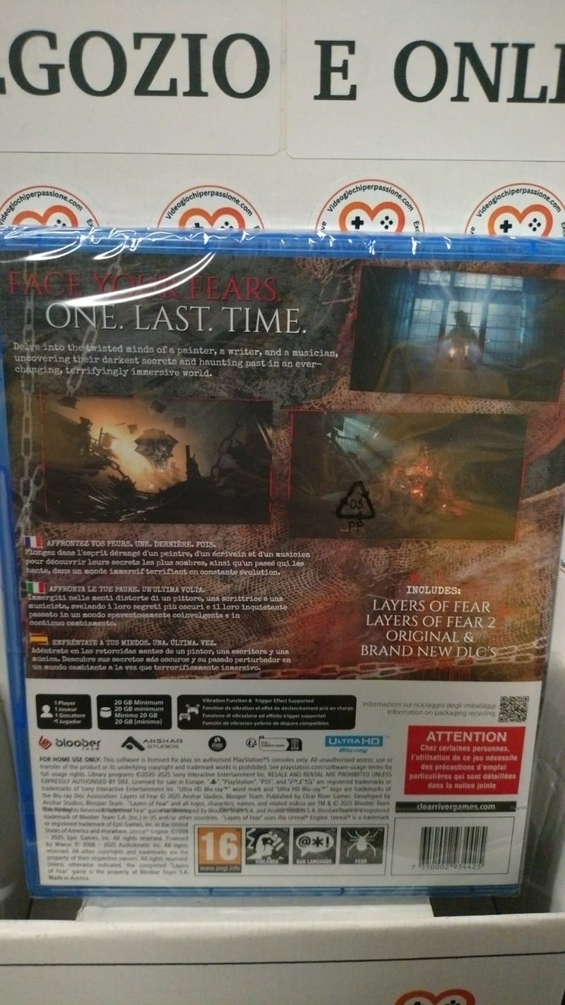 Layers of Fear (PS5) (2 negozi) trova il miglior prezzo Layers of Fear (PS5) (2 negozi) trova il miglior prezzo