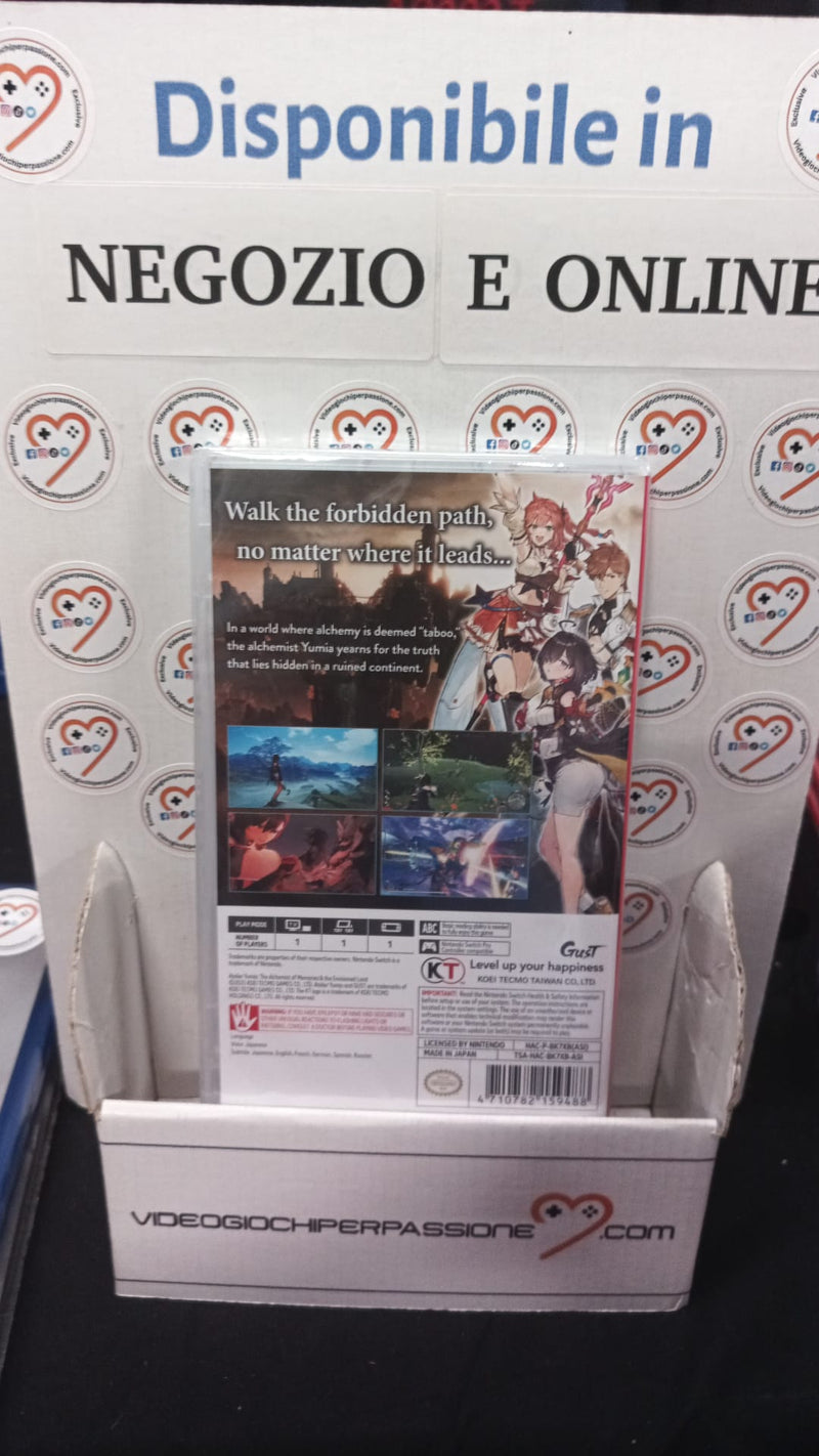 Atelier Yumia The Alchemist of Memories & The Envisioend Land Nintendo Switch Edizione Asiatica (10131011141968)