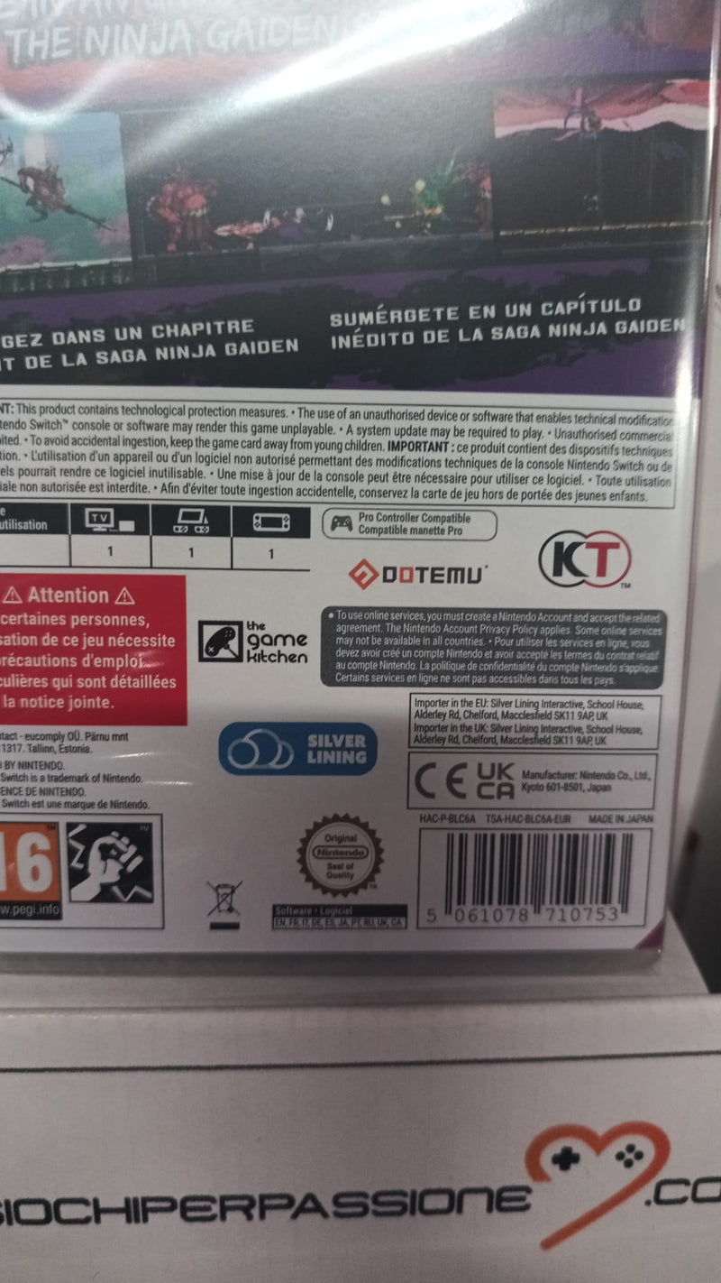 NINJA GAIDEN: Ragebound - Standard Edition  Nintendo Switch (10251653644624) (10251653874000)