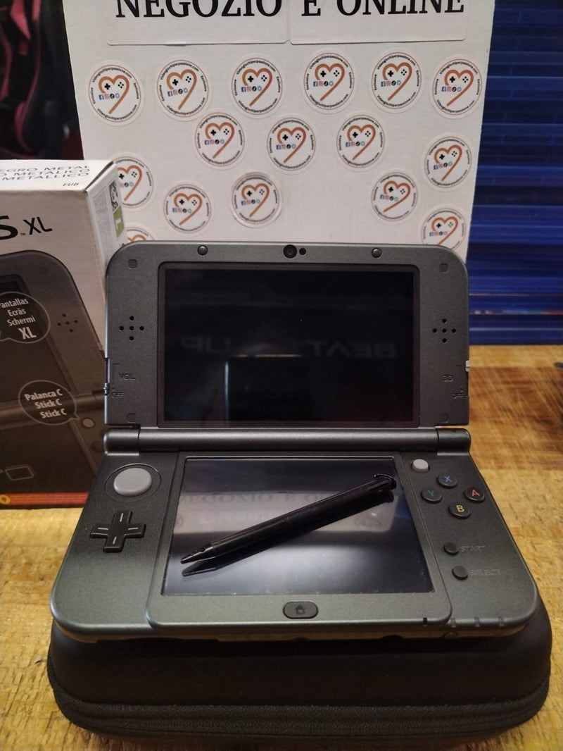 New Nintendo 3DS XL Console Nera  Metallico- Completa  + Caricatore (usato garantito) (10162475827536)