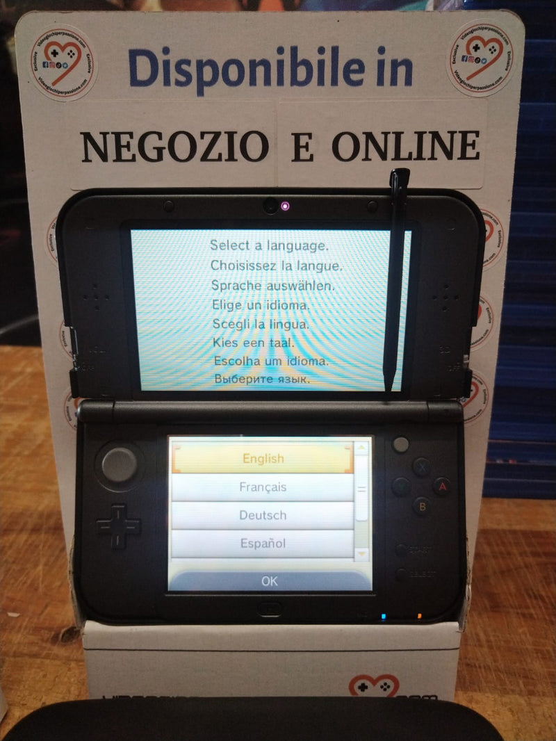 New Nintendo 3DS XL Console Nera  Metallico- Completa  + Caricatore (usato garantito) (10162475827536)