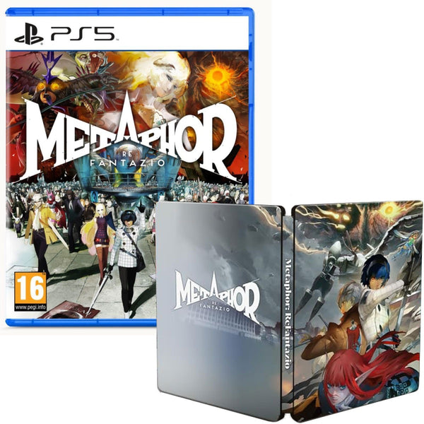 Metaphor ReFantazio Playstation 5 Steel Book Edition  Edizione Europea [PRE-ORDINE] (9600565084496)