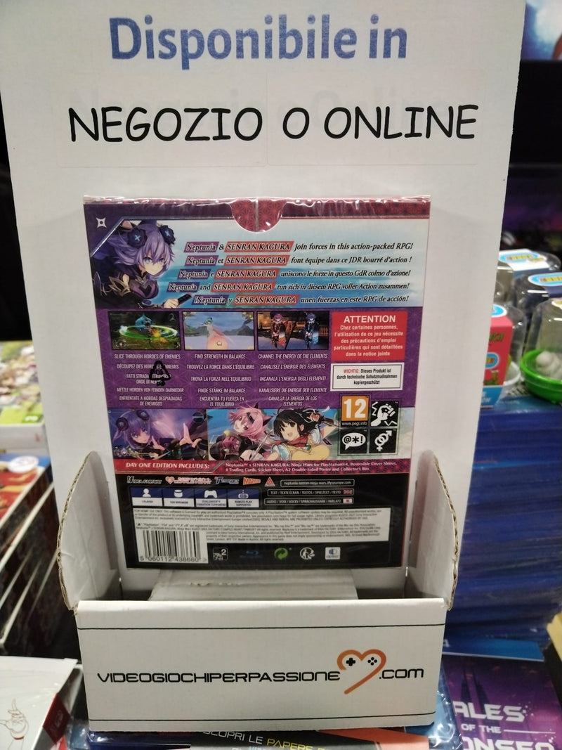Neptunia x SENRAN KAGURA: Ninja Wars – Day One Edition Playstation 4 Edizione Europea (6650442121270)