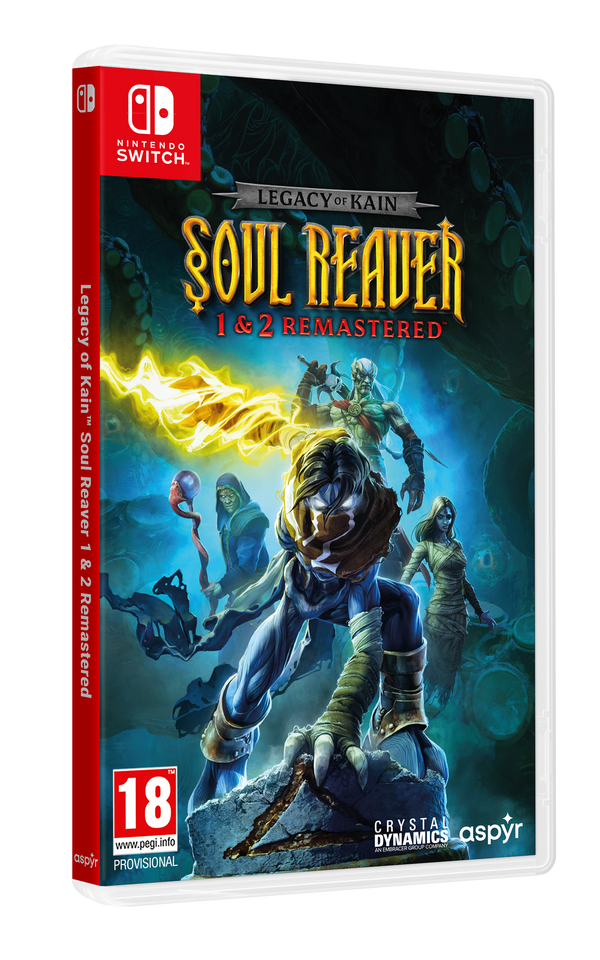 Legacy of Kain Soul Reaver 1 e 2 Remastered Nintendo Switch Edizione Europea [Pre-Order] (9761990574416)