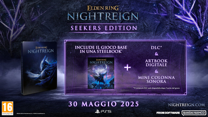 Elden Ring Nightreign Seekers Edition Playstation 5 Edizione Europea [Pre-Ordine] (9767415972176) (9767426457936) (9767449035088)