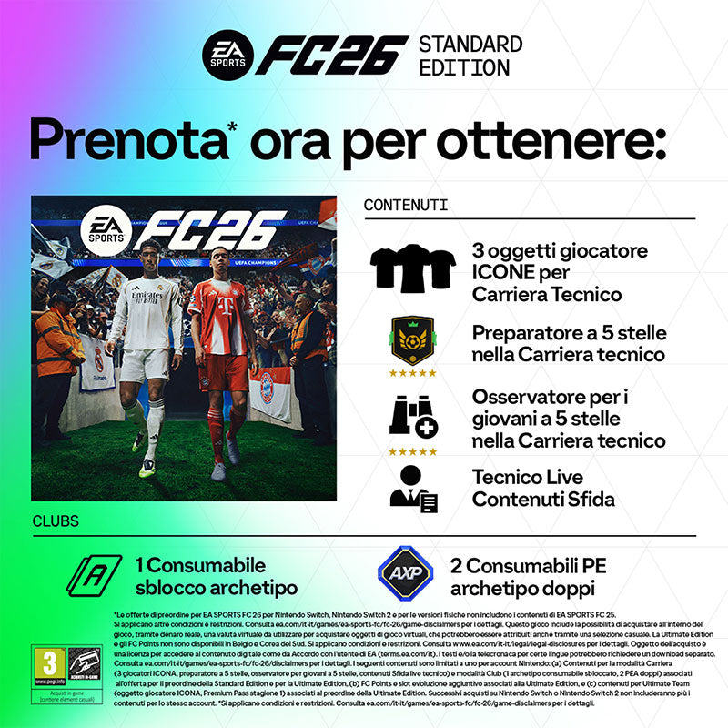 EA Sports FC 26: niente nomi reali per Milan, Inter, Lazio e Atalanta EA Sports FC 26: niente nomi reali per Milan, Inter, Lazio e Atalanta