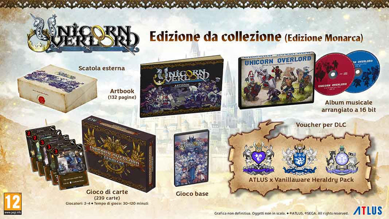 Unicorn Overlord Monarch Edition Nintendo Switch Edizione Italiana [PRE-ORDINE] (8783020228944) (8783027011920)