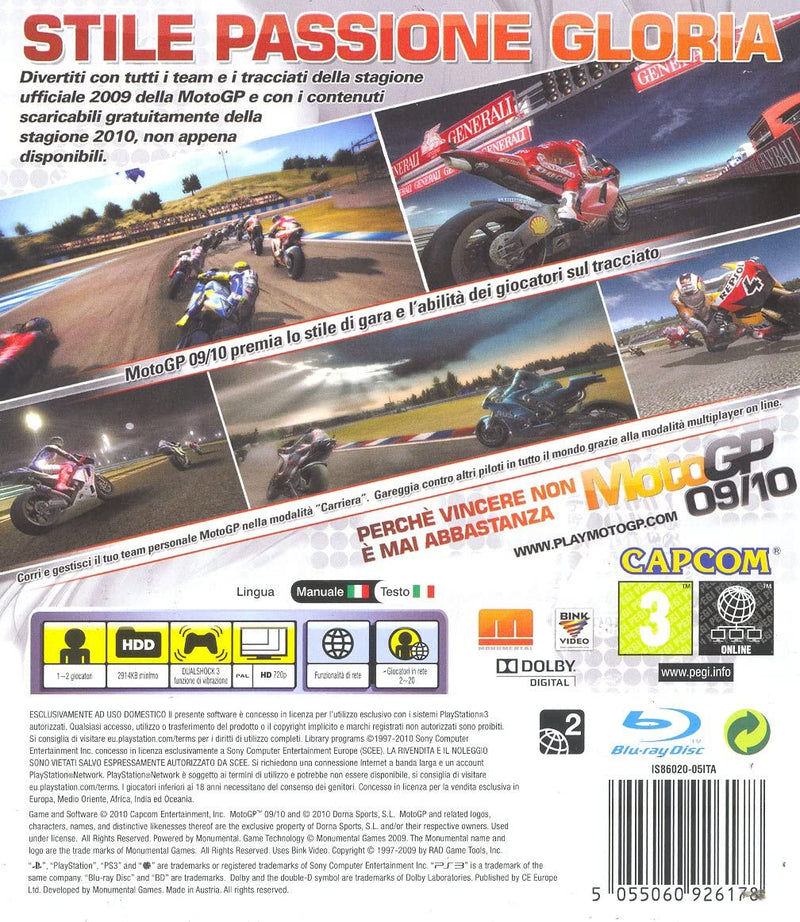 MOTO GP 09/10 PS3 ( versione italiano) (4828985557046)