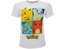 T-Shirt Pokémon Starters di Kanto Bimbo dai 5 anni ai 14 anni (4683768692790)