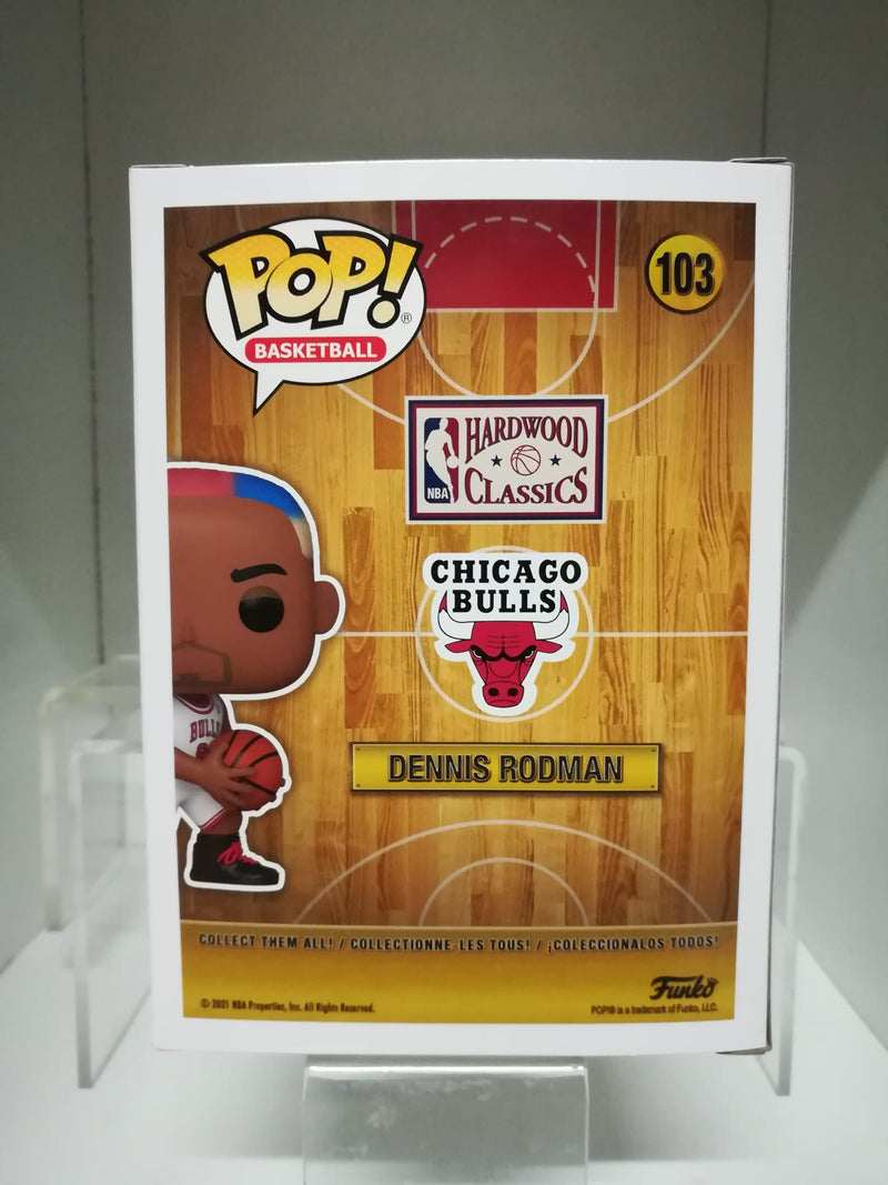 NBA Legends POP! Sports Vinyl Figur Dennis Rodman (Bulls Home) 9 cm (4910527742006)
