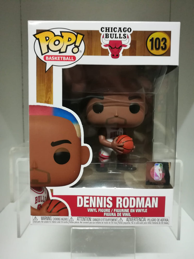 NBA Legends POP! Sports Vinyl Figur Dennis Rodman (Bulls Home) 9 cm (4910527742006)