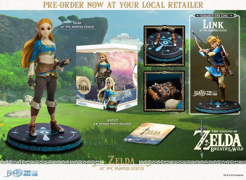 The Legend of Zelda Breath of the Wild PVC Statue- Zelda- 25 cm (8049309581614)