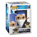 The Sword in the Stone POP! & Buddy Merlin w/Archimedes 9 cmPRE-ORDER 2-2022 (6619340931126)